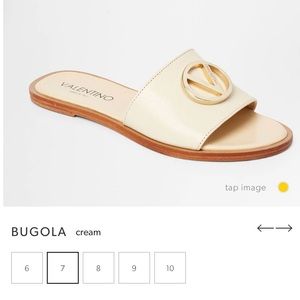 Brand New CREAM Color VALENTINO Sandals